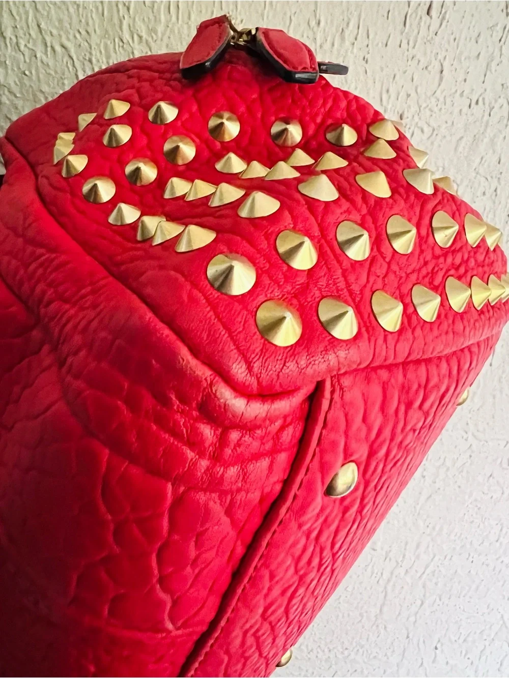MCM Keana Medium Boston Studded Satchel